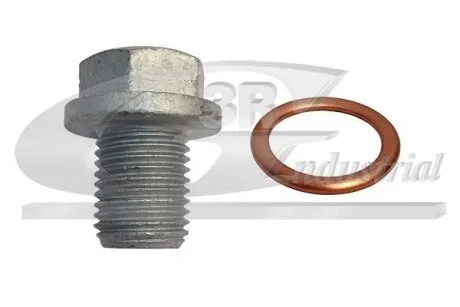 Пробка масляного поддона (M14x1.5x17) (с прокладкой) Honda Hyundai Kia 04- 3RG 83532