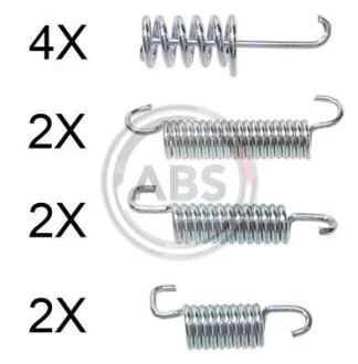 Р-кт колодок ручного гальма VW Crafter 06- (спарка) A.B.S. 0004Q