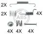 Комплект приладдя, колодка стоянкового гальма A.B.S. 0006Q (фото 1)