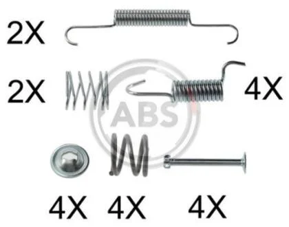Комплект приладдя, колодка стоянкового гальма A.B.S. 0006Q