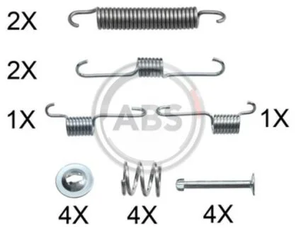 Комплект приладдя, гальмівна колодка A.B.S. 0012Q