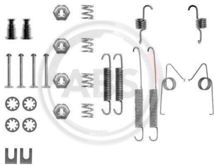 Комплект приладдя, гальмівна колодка A.B.S. 0614Q