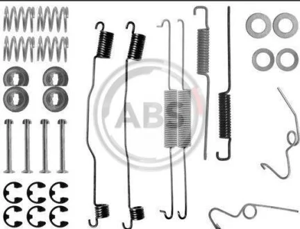Комплект приладдя, гальмівна колодка A.B.S. 0624Q