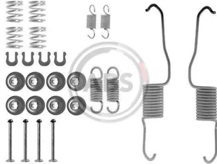 Комплект приладдя, гальмівна колодка A.B.S. 0684Q