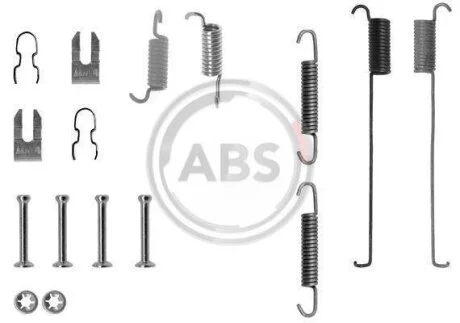 Комплект приладдя, гальмівна колодка A.B.S. 0739Q