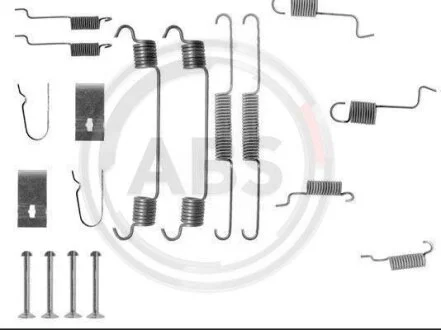 Комплект приладдя, гальмівна колодка A.B.S. 0742Q