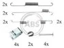 Комплект приладдя, гальмівна колодка A.B.S. 0815Q (фото 1)