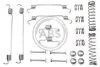 Комплект приладдя, гальмівна колодка A.B.S. 0835Q (фото 1)