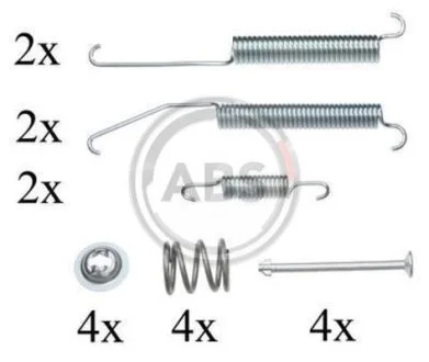 Комплект приладдя, гальмівна колодка A.B.S. 0845Q