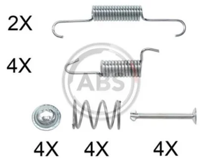 Комплект приладдя, гальмівна колодка A.B.S. 0871Q