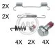 Комплект приладдя, гальмівна колодка A.B.S. 0878Q (фото 1)