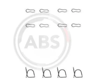 Комплектующие, колодки дискового тормоза A.B.S. 0939Q