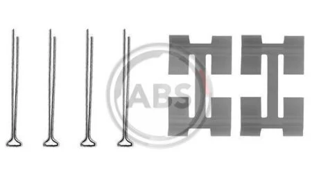 Комплект приладдя, накладка дискового гальма A.B.S. 0972Q