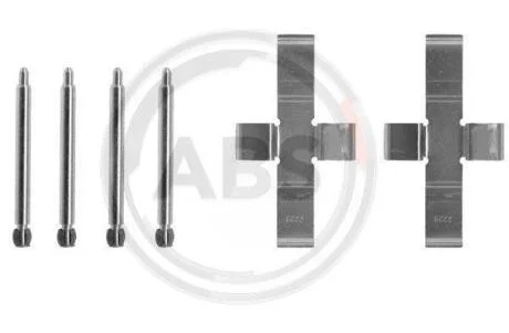 Комплектующие, колодки дискового тормоза A.B.S. 1004Q