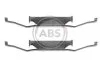 Комплектующие, колодки дискового тормоза A.B.S. 1054Q (фото 1)