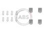 Комплект приладдя, накладка дискового гальма A.B.S. 1055Q (фото 1)