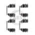 Комплектующие, колодки дискового тормоза A.B.S. 1103Q (фото 1)