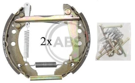 Фото 1 - комплект тормозных колодок A.B.S. 111400 Комплект тормозных колодок A.B.S. 111400 (фото 1)