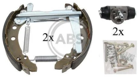 Фото 1 - комплект тормозных колодок A.B.S. 111410 Комплект тормозных колодок A.B.S. 111410 (фото 1)