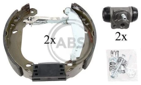 Фото 1 - комплект тормозных колодок A.B.S. 111416 Комплект тормозных колодок A.B.S. 111416 (фото 1)