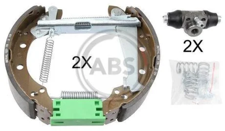 Комплект гальмівних колодок A.B.S. 111431 (фото 1)