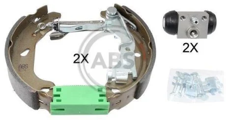 Фото 1 - комплект тормозных колодок A.B.S. 111447 Комплект тормозных колодок A.B.S. 111447 (фото 1)