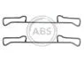 Ремкомплект гальмiвних колодок A.B.S. 1150Q (фото 1)