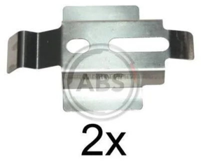 Комплектующие, колодки дискового тормоза A.B.S. 1154Q