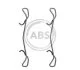 Комплектующие, колодки дискового тормоза A.B.S. 1189Q (фото 1)