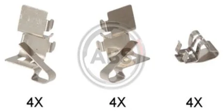 Комплектующие, колодки дискового тормоза A.B.S. 1191Q