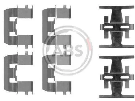 Комплект приладдя, накладка дискового гальма A.B.S. 1208Q