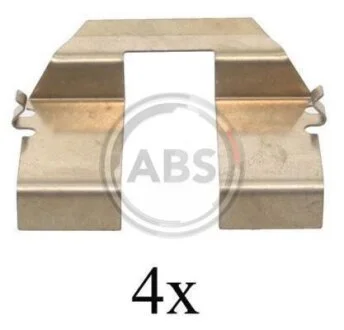 Комплектующие, колодки дискового тормоза A.B.S. 1232Q