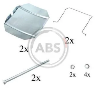 Комплект приладдя, накладка дискового гальма A.B.S. 1237Q