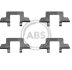 Комплектующие, колодки дискового тормоза A.B.S. 1242Q (фото 1)