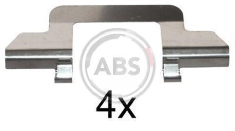 Комплект приладдя, накладка дискового гальма A.B.S. 1243Q