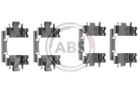 Комплект приладдя, накладка дискового гальма A.B.S. 1257Q