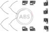 Комплектующие, колодки дискового тормоза A.B.S. 1269Q (фото 1)