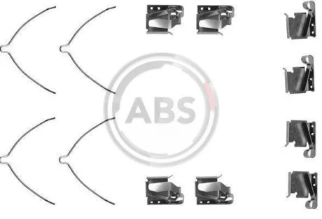 Комплектующие, колодки дискового тормоза A.B.S. 1269Q