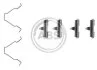 Комплектующие, колодки дискового тормоза A.B.S. 1270Q (фото 1)