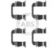 Комплектующие, колодки дискового тормоза A.B.S. 1275Q (фото 1)