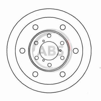 Тормозной диск A.B.S. 15032