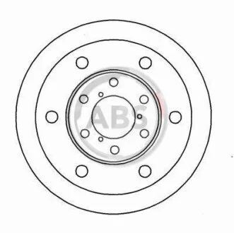 Гальмівний диск A.B.S. 15032
