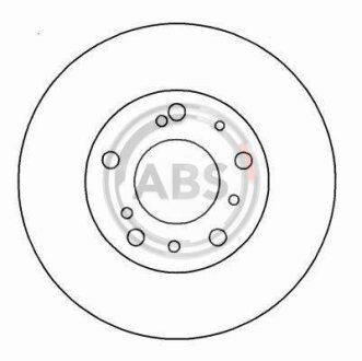 Гальмівний диск A.B.S. 15046