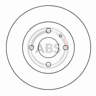 Гальмівний диск A.B.S. 15051
