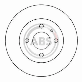 Гальмівний диск A.B.S. 15051