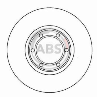 Гальмівний диск перед. Trafic -01 A.B.S. 15106