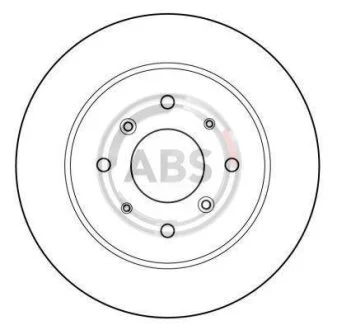 Гальмівний диск A.B.S. 15599