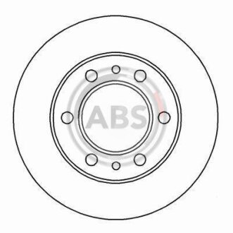 Тормозной диск A.B.S. 15654
