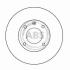 Диск гальмівний SEAT/VW Ibiza/Golf/Passat передн. (ABS) A.B.S. 15703 (фото 2)