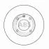 Диск гальмівний SEAT/VW Ibiza/Golf/Passat передн. (ABS) A.B.S. 15703 (фото 2)